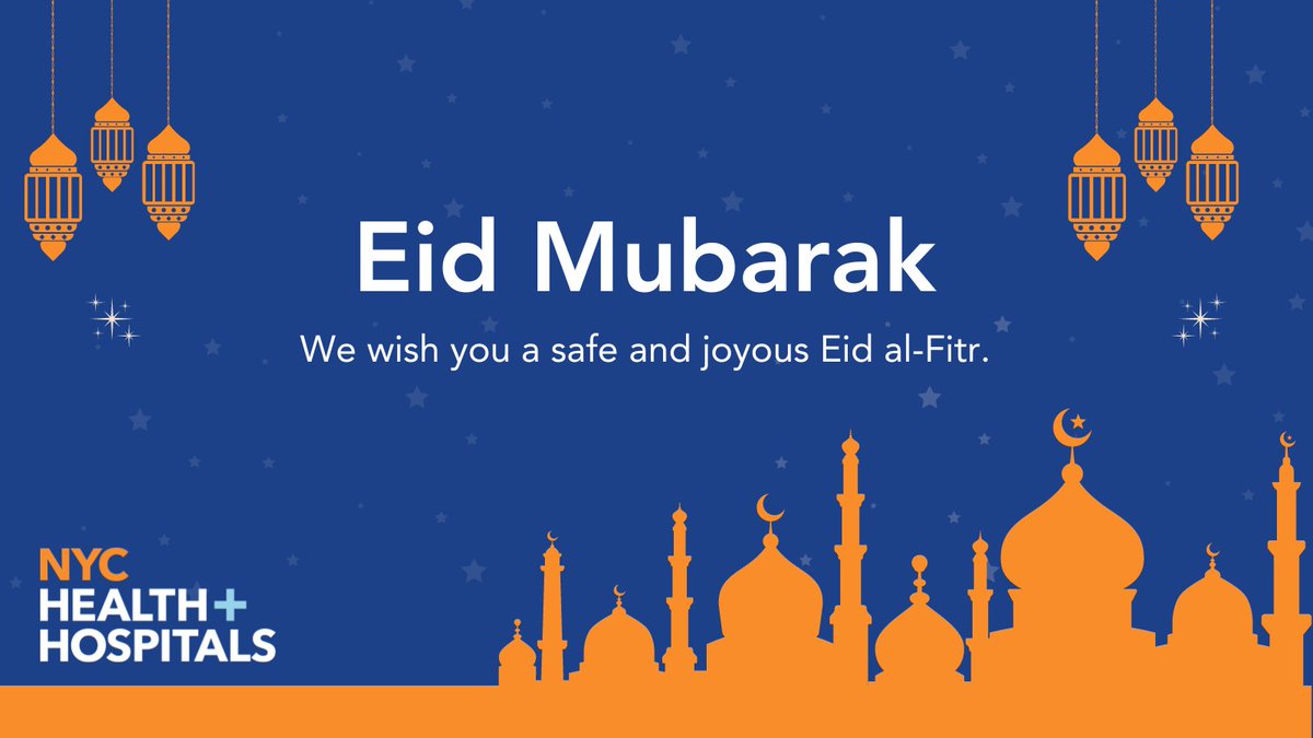 I want to wish all Muslim staff, patients, and their families a joyous Eid-ul-Fitr. Eid Mubarak! #EidMubarak #EidulFitr