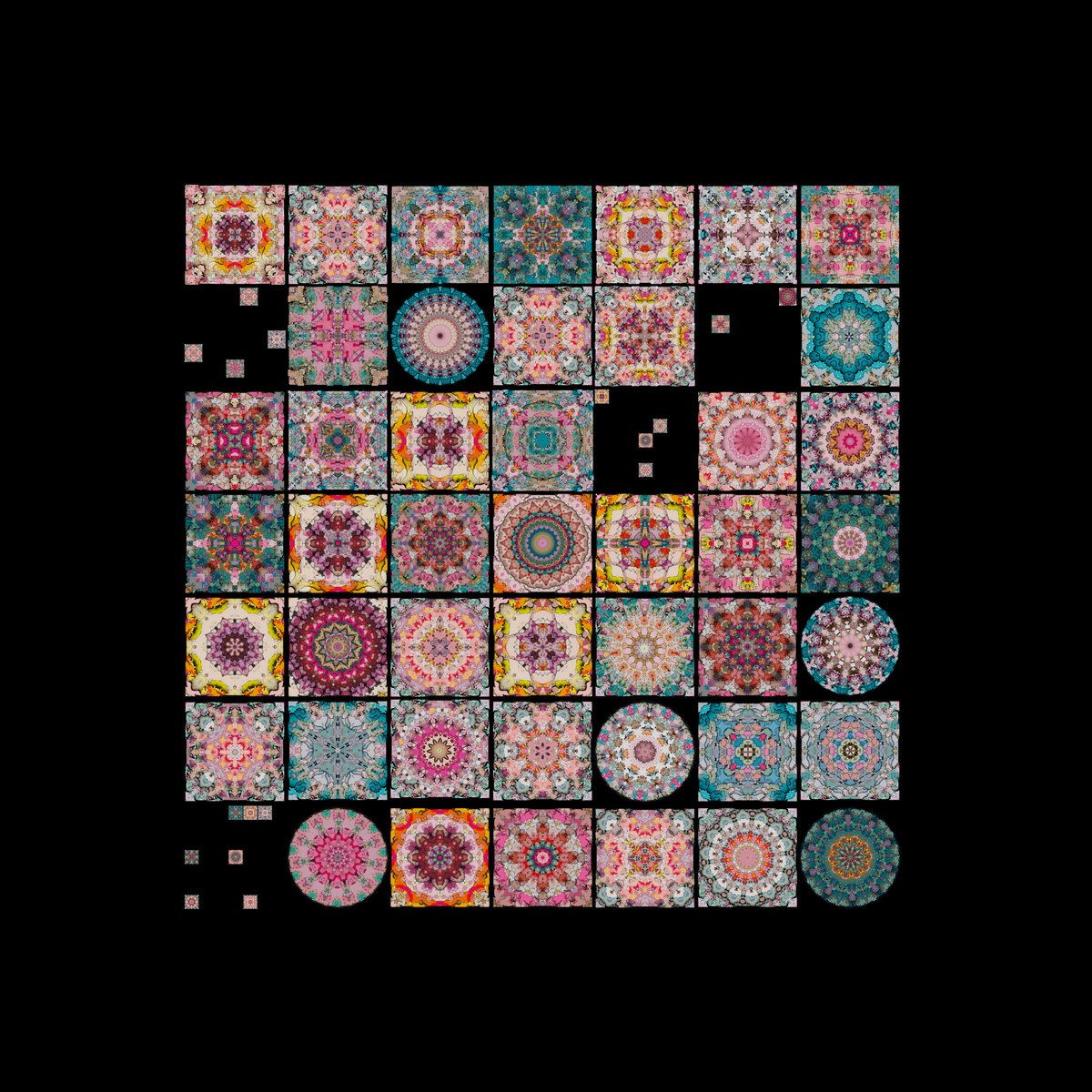Gm mk04020_11 Mandelbrot's Kaleidoscope series on @exchgART