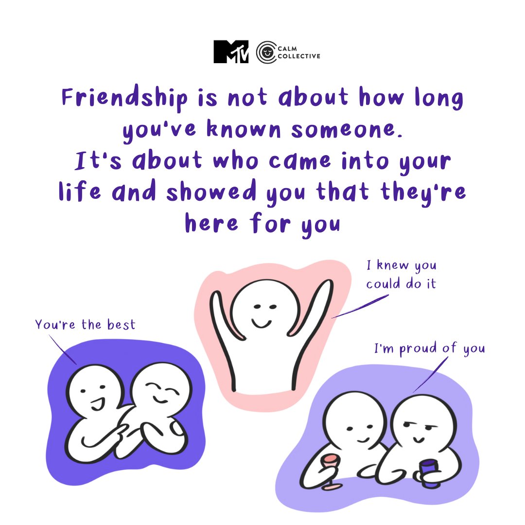Here's to the friends who turn up in the moments that matter most! 🤗🌟 It’s not about the length of the friendship, but the strength of the support. Cheers to being there for each other, through highs, lows, and everything in between! #WellnessWednesdays #MTVAsia…