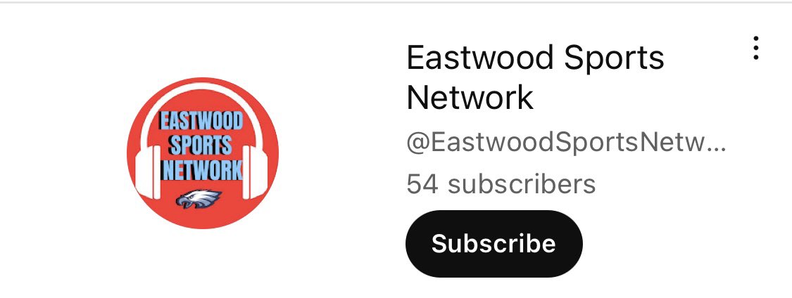 Our SID Daniel Ridenour broadcasts our games live for you to view! Give his channel a follow! 
#GoEagles🦅⚾️
#TeamTogether