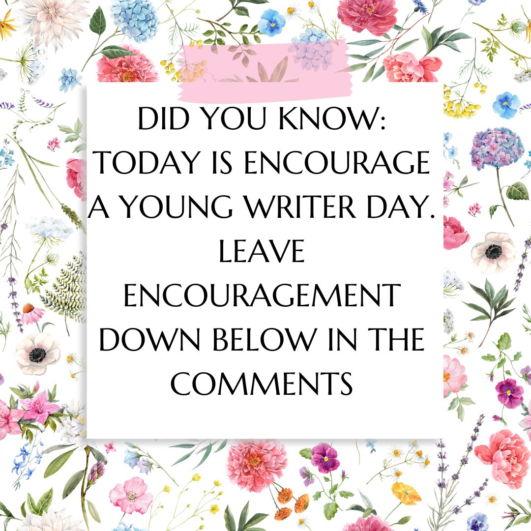 Happy National Encourage A Young Writer Day! To all the young writers out there you got this! Keep on writing. Leave your encouragement down in the comments below. #loveMU #GoMounties #encourageyoungwriters