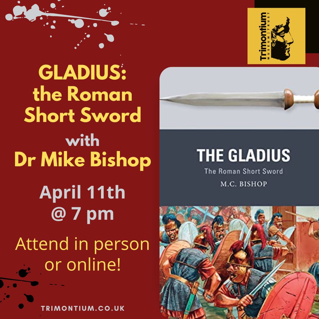 Our next Trimontium Talk is happening tomorrow and the topic is most excellent! Gladius: the Roman Short Sword with Dr. Mike Bishop at 7pm! Taking place online and in person. Visit the link below to book your spot as spaces are limited. 😊 zurl.co/vpem