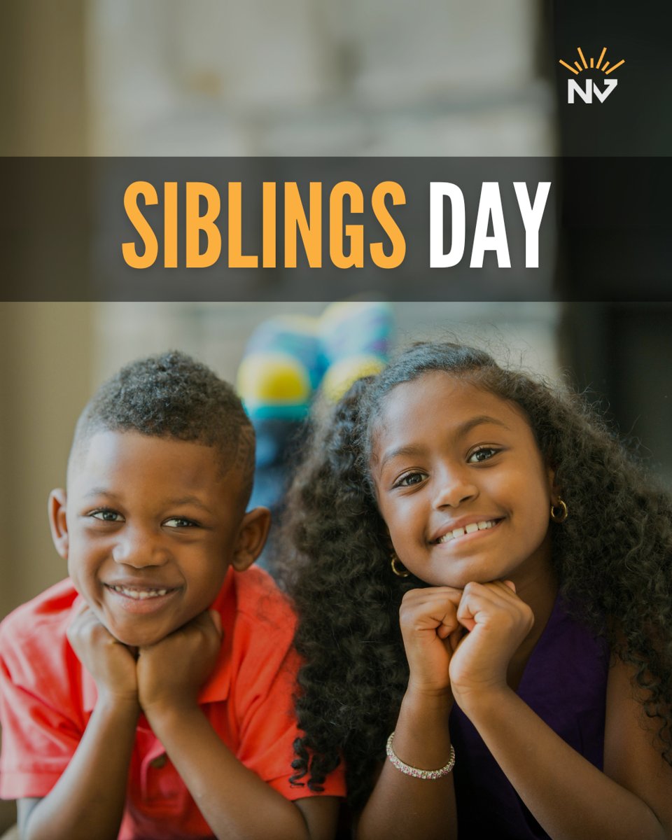 To all the brothers and sisters out there, happy Siblings Day!

May your bond be strengthened with laughter, shared memories, and unconditional love. Tag your sibling and share your favorite memory!

#NewVisionFamily #SiblingsDay #FamilyLove #SiblingBond
