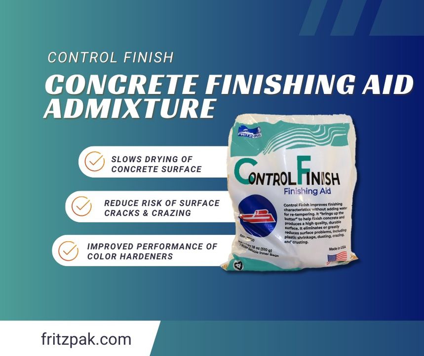 🌞Hot, dry days are coming. 🌞  Keep the surface layer of your concrete from drying out in these hot temps with Control Finish!   Order yours today at fritzpak.com. #concretefinishing #concretework #decorativeconcrete #concretecontractor