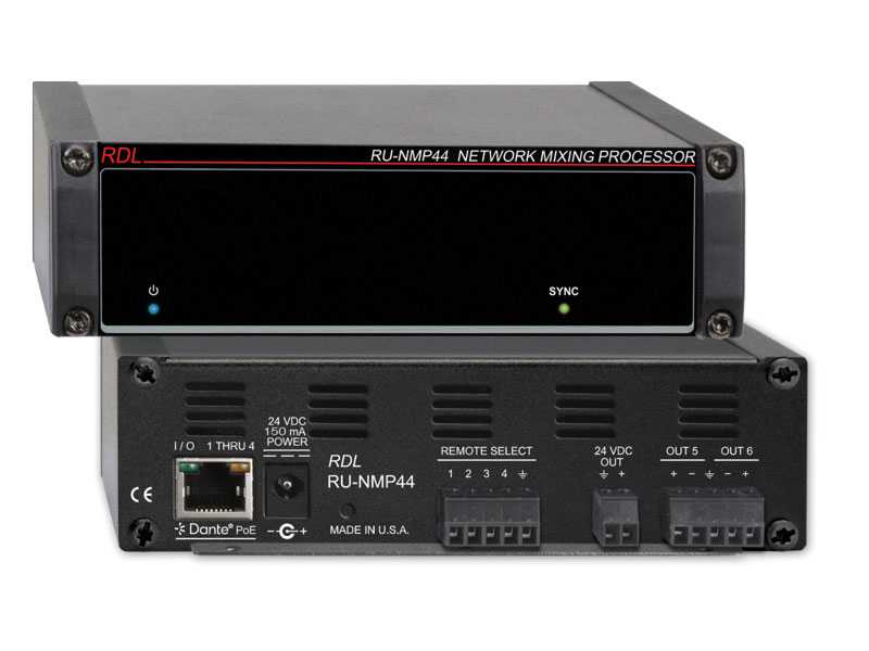 RDL unveils network mixing processor: USA - RDL has announced its latest creation, the RU-NMP44, a cost-effective, network mixing processor that delivers ‘the flexibility of network audio for any system size or… dlvr.it/T5KG1v #lsionline #news #entertainmenttechnology