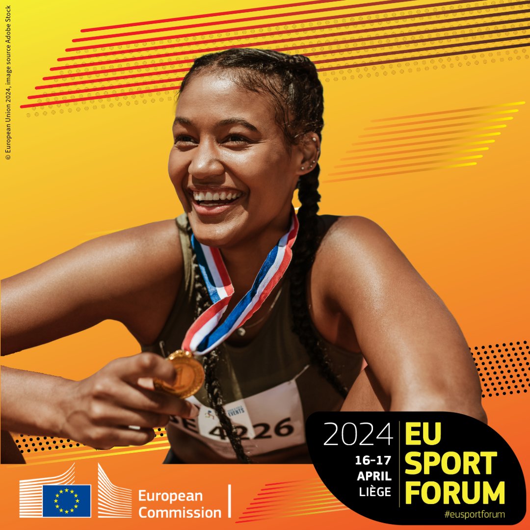 #EUSportForum   2024 is almost here! 🇪🇺

From the Olympics to the European Championships get ready for a year filled with great sporting moments.

Join us to celebrate the power sport has in spreading European values!   🌍⚽

Stay tuned: sport.ec.europa.eu/event/eu-sport…