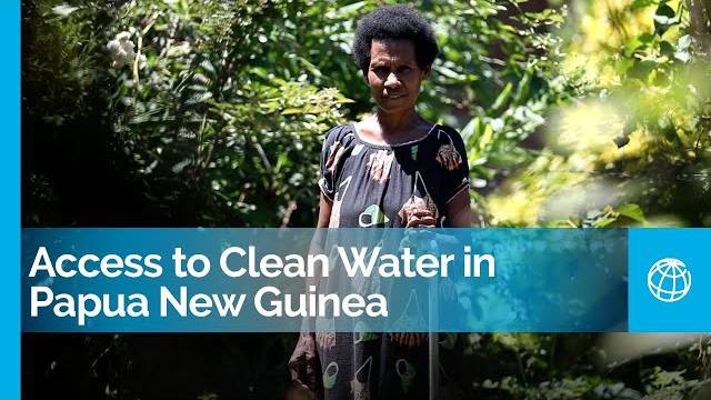 In Papua New Guinea🇵🇬, only 40% of people have access to safe drinking water, one of the lowest rates in the Pacific Islands. Watch how @WorldBank supports the country to improve clean water access in towns like Bialla & Bulolo. wrld.bg/kmmA50R8Vwn