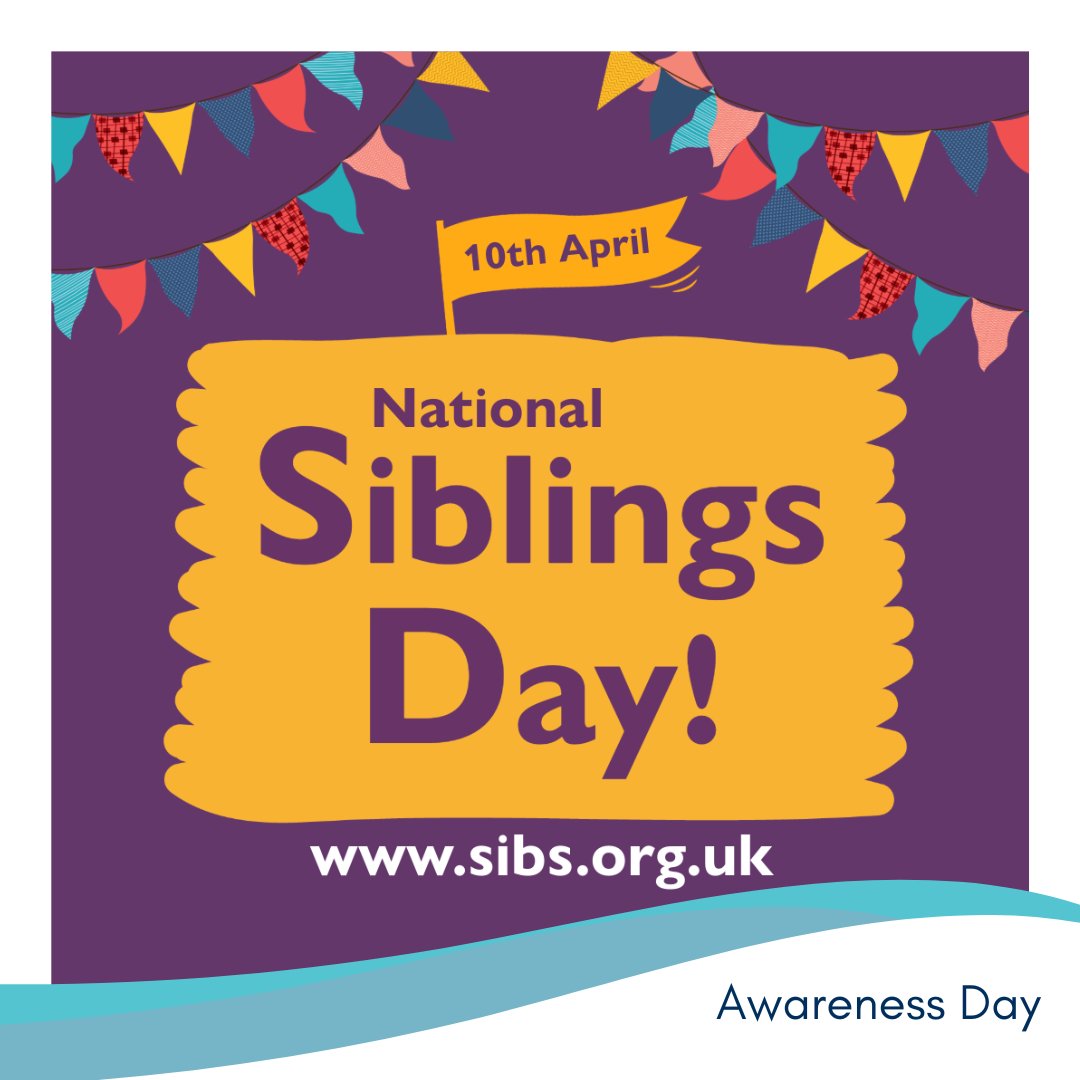 It's National Siblings Day! Join <a href="/Sibs_uk/">Sibs</a> in celebrating today. 

Why is #NationalSiblingsDay important? 
- Siblings who grow up with a disabled brother or sister often spend a lot of time coming second to the needs of another.

Find out more about at sibs.org.uk/nsd