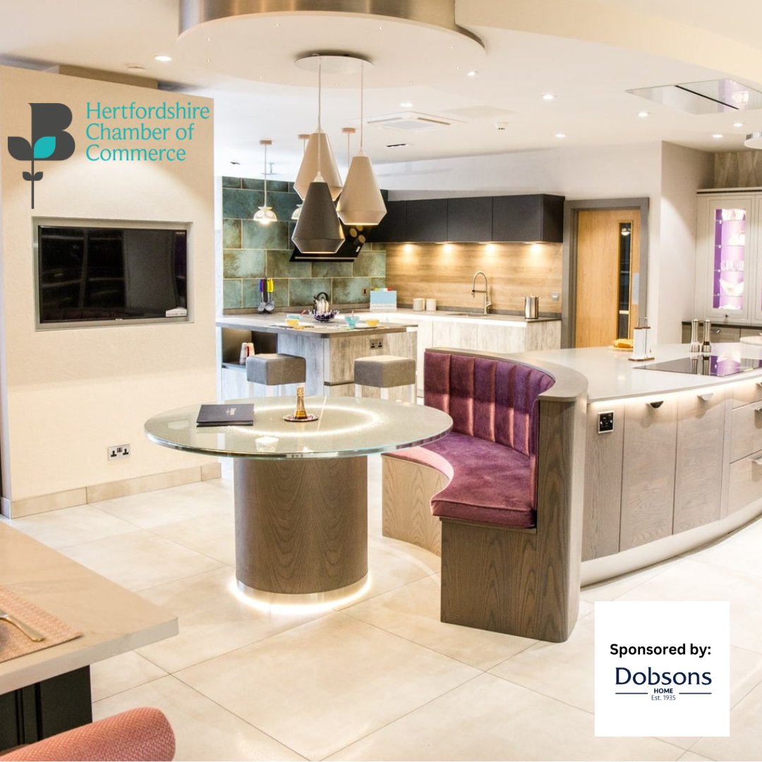 We’re excited to have teamed up with Dobson’s Home to bring our members this breakfast networking event. Join us on Wednesday, May 1, from 08:30-10:30, at the fabulous Dobsons showroom for this unique networking event. my.hertschamber.com/calendar_detai… #HertsChamber100
