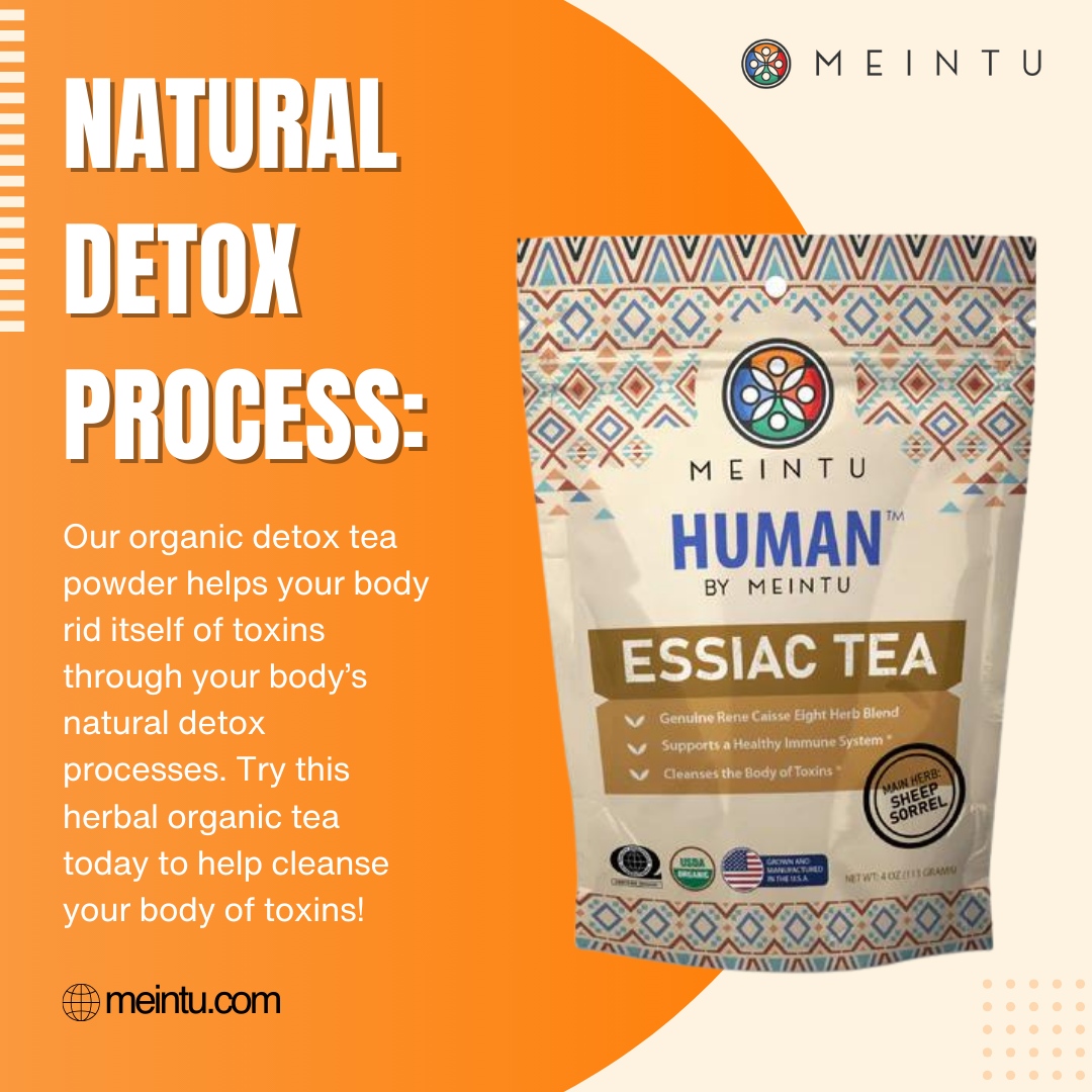 Sip your way to a toxin-free life with our organic detox tea powder! 

Let nature's detox do its magic. 

Cheers to a healthier you! 🍵✨ 

🌐 meintu.com

#meintu #detoxdelight #cleansequeen #organicliving #toxinflush #herbalhealing #teatime #healthjourney