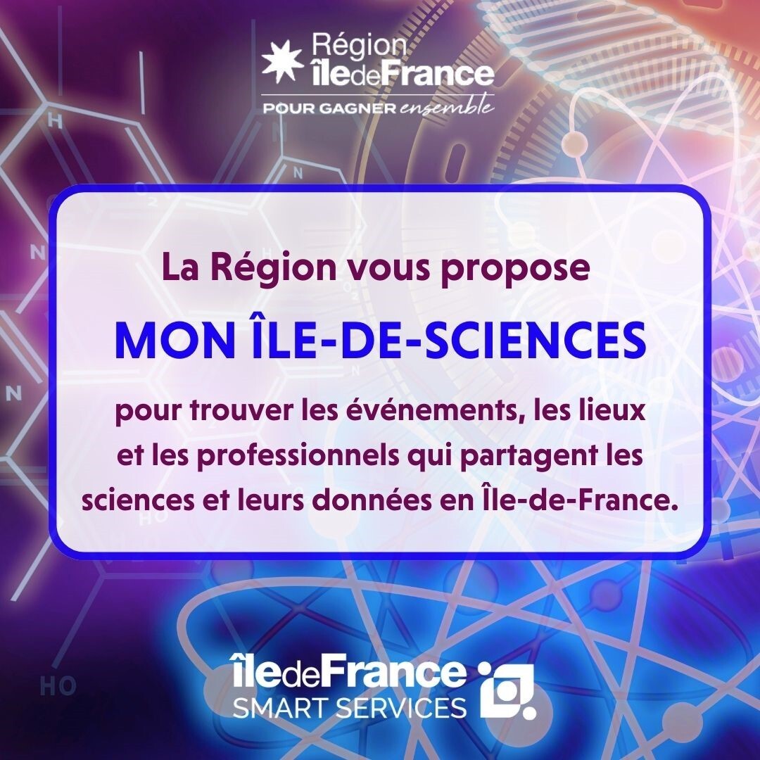 🧬 Vous aimez la #science ? La #RégionIDF vous propose 'Mon Île de science'. 🤝 Vous pouvez y retrouver tous les événements scientifiques et aussi trouver un #stage, du #mécénat de compétences, etc dans le coins des pros. + d'infos⤵️ moniledesciences.smartidf.services