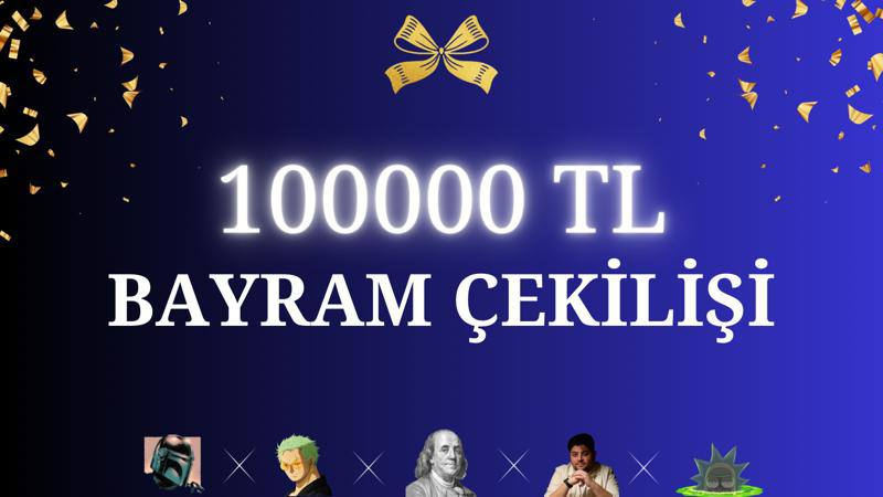 Coin Hunter (@bycoinhunter) on Twitter photo 100000 TL BAYRAM ETKİNLİĞİ🍬
1⃣ Takip: <a href="/0xRoronoaZoro/">Crypto Zoro</a>, <a href="/vemutlu/">Veli Mutlu</a>, <a href="/coinagend/">Coin Agend</a>, <a href="/MandalorianBey/">Crypto Mandalorian</a>, <a href="/bycoinhunter/">Coin Hunter</a>
2⃣ RT - FAV
Herkesin #RamazanBayramı'nı kutluyoruz. Kazananlar çok yakında! 100000 TL BAYRAM ETKİNLİĞİ🍬
1⃣ Takip: <a href="/0xRoronoaZoro/">Crypto Zoro</a>, <a href="/vemutlu/">Veli Mutlu</a>, <a href="/coinagend/">Coin Agend</a>, <a href="/MandalorianBey/">Crypto Mandalorian</a>, <a href="/bycoinhunter/">Coin Hunter</a>
2⃣ RT - FAV
Herkesin #RamazanBayramı'nı kutluyoruz. Kazananlar çok yakında!