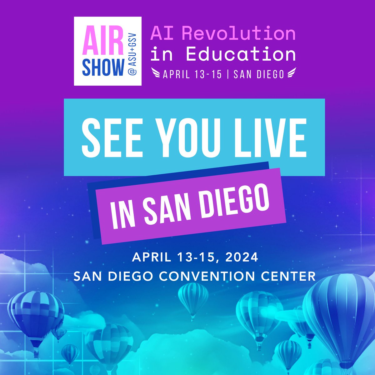 Join us! Lindsay Jones is speaking at @ASU+GSV AIR Show, the world's largest event at the intersection of AI and Education, on April 14th! Explore empowering students as story creators with UDL, AI, and student choice. #asugsvsummit @cast_udl #UDL ow.ly/Bg6A50Rakgi