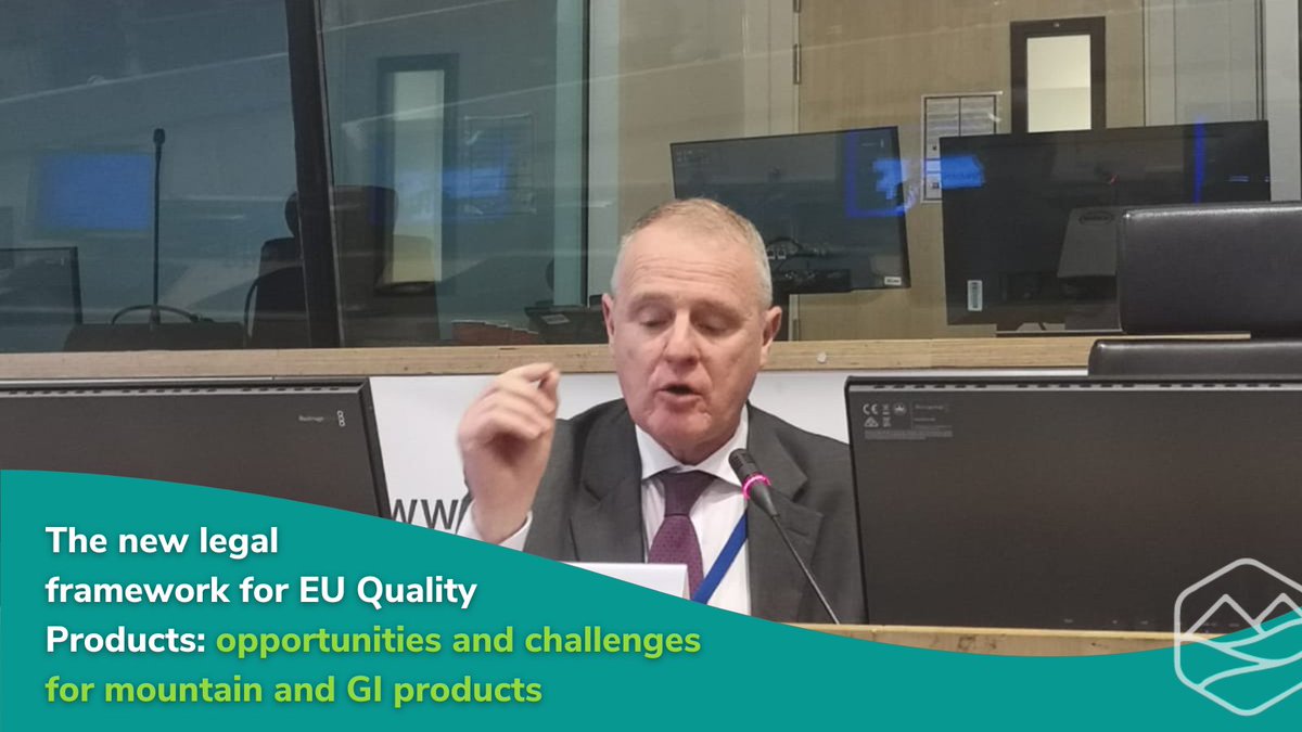 @CangaFanoDiego guided us throughout the new🇪🇺GI regulation with a hint to the future and the idea of an Action plan to improve GIs with non-legislative measures. #EUQuality