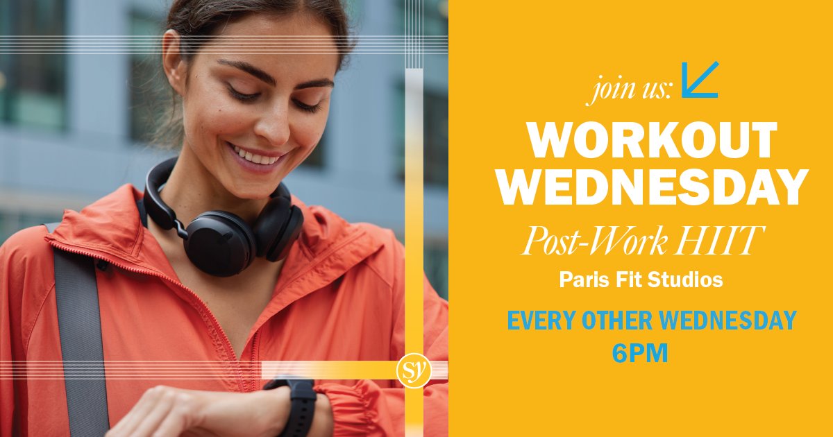 WORKOUT WEDNESDAY | Join us tonight for Workout Wednesday: Post-Work HIIT. Get ready for a FREE high-energy workout with Best of Philly trainer Noel Davis. 

BYO: Mat, towel, water, and sunscreen. 

Registration encouraged, but not required.