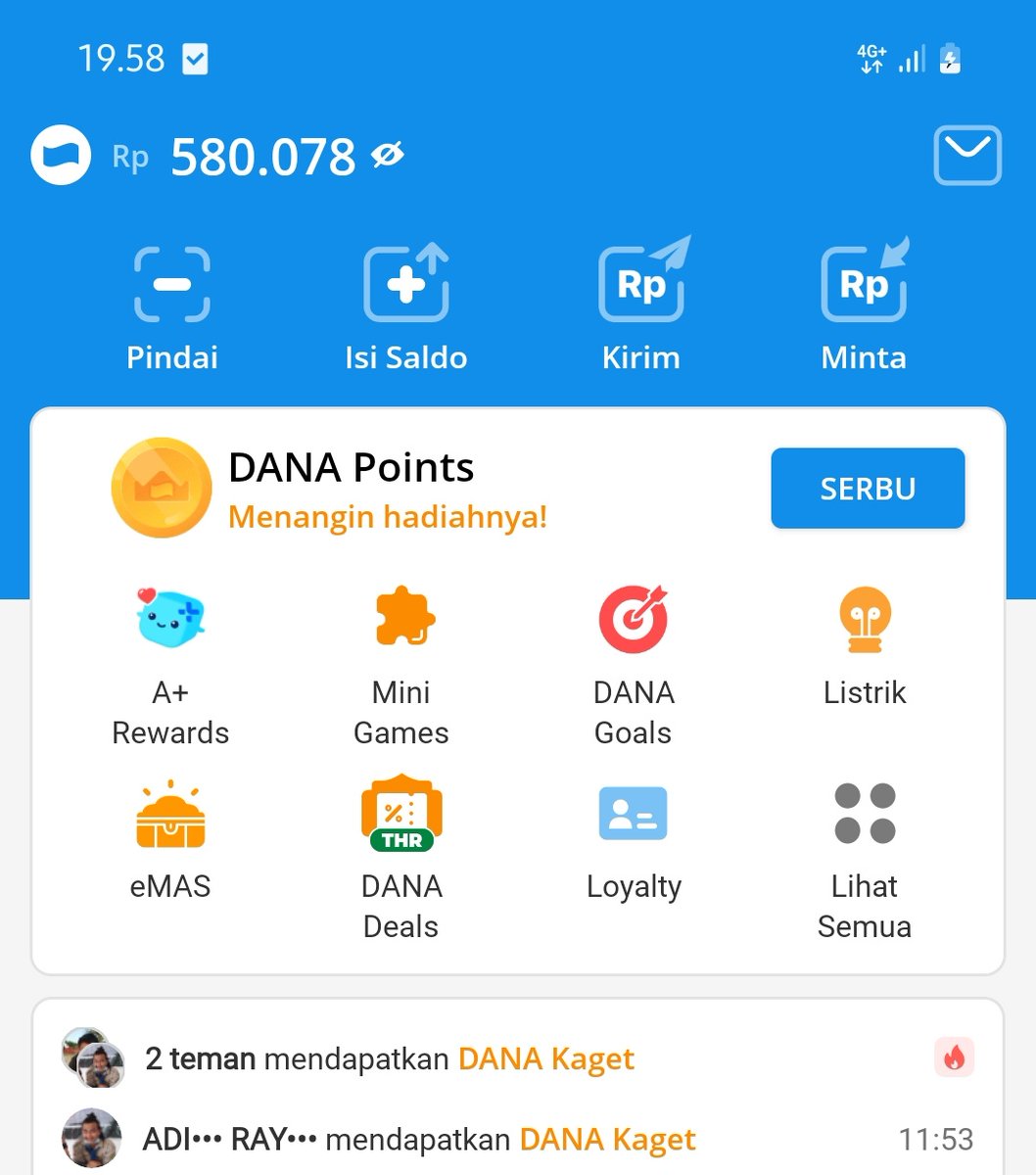 Makasih buat yang udah berpartisipasi, besok masih lebaran kan? THR lebaran +1 ya. Aku lempar 80.000 untuk 5 orang random, gada syarat apa apa, nongol aja di komen nanti aku cek akunnya udh like, rt dan folow belum, good night, Bye dana kaget , besok malam jam 19.00 😊