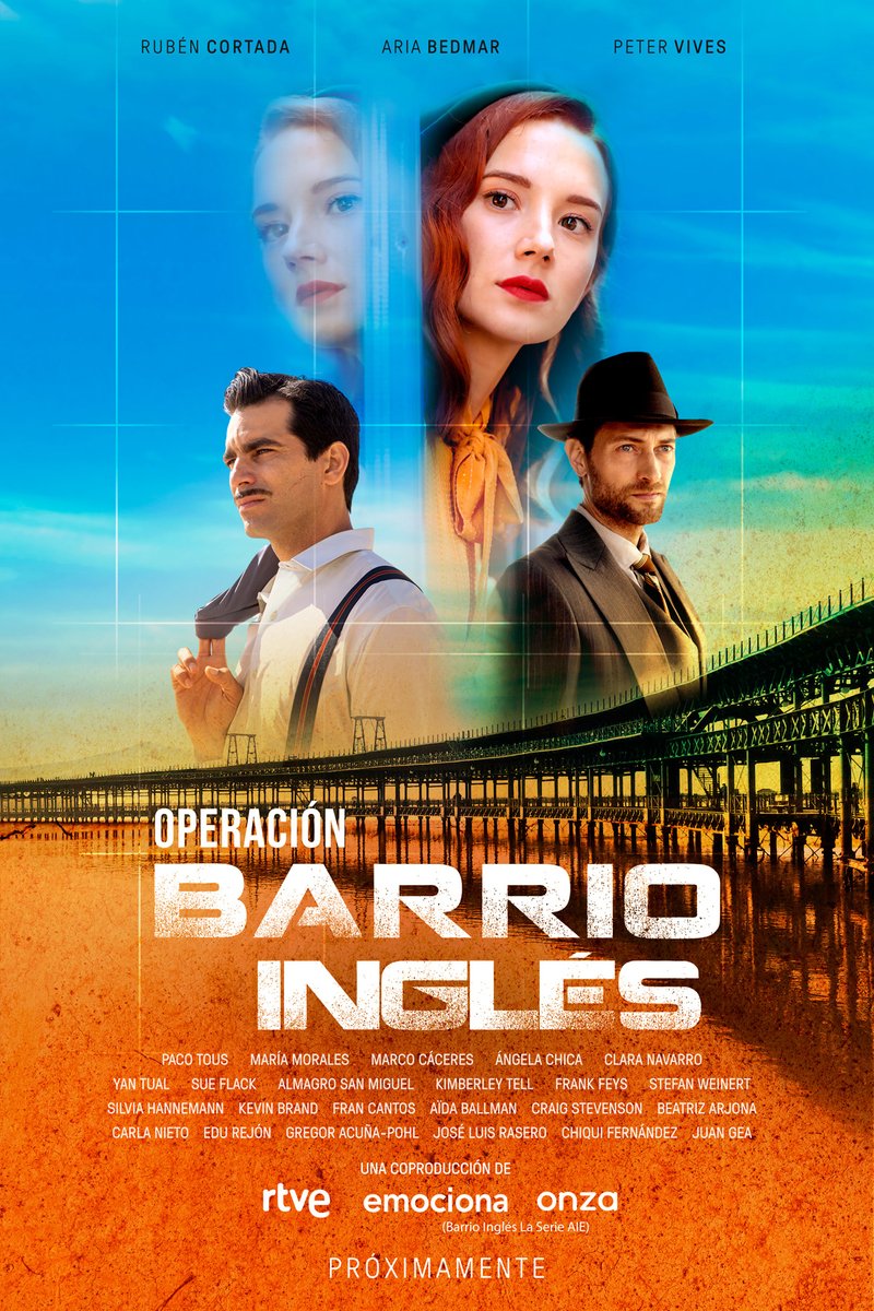 📣Esta noche, a las 22.50 h, se estrena la serie ‘Operación Barrio Inglés’🎬🇬🇧 en <a href="/La1_tve/">La 1</a> y <a href="/rtveplay/">RTVE Play</a>.

📺Os invitamos a ver esta serie de espionaje y aventura, ambientada en la Huelva de 1940, que cuenta cómo se convirtió en enclave estratégico en la II Guerra Mundial.
