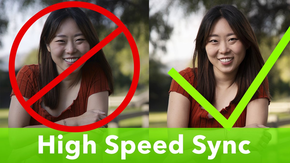 High Speed Sync Made Easy! Lighting Tutorial! How to set up a speed light to shoot high-speed sync on location and how to use a speed light in bright light situations. Take a look! youtu.be/pZebElSAafk @WestcottLighting #HighSpeedSync #PortraitLighting #SpeedLight