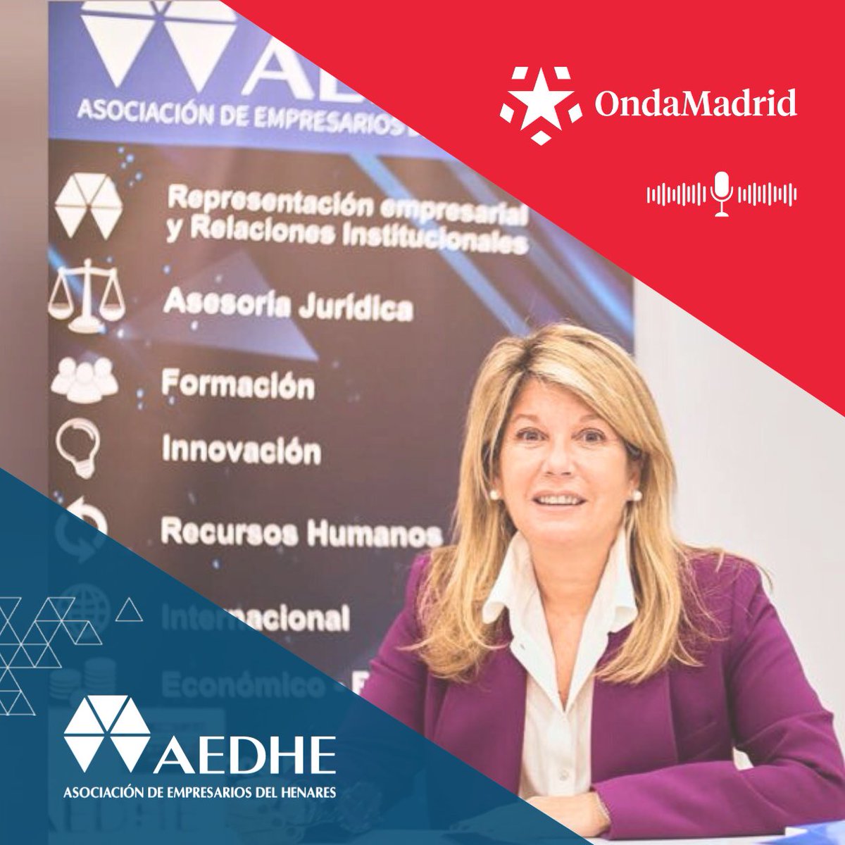 Entrevista de ONDA MADRID en el programa Madrid Trabaja a Laly Escudero Ossorio, Presidenta de #AEDHE, sobre la Feria de las Profesiones que tendrá lugar mañana 11 de abril en Torrejón de Ardoz. Link a la entrevista: youtu.be/l5ot4XsK5FY