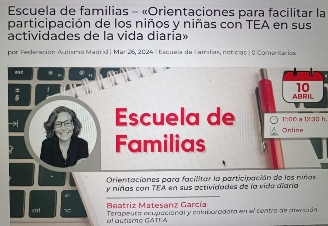 Gracias a <a href="/AutismoMadrid/">Fed. Autismo Madrid</a> y @GATEATEA por darme la oportunidad de escuchar, compartir y seguir aprendiendo. Los mensajes de las familias son el motor para seguir trabajando por conseguir entornos capaces de cubrir las necesidades sensoriales de la población con TEA.