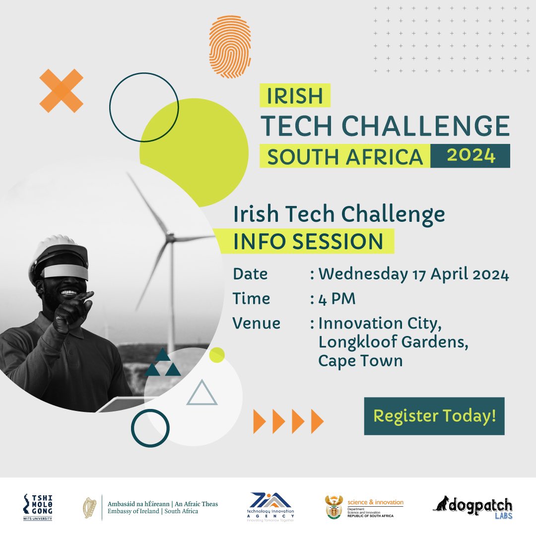We will be hosting an Information session to give more information on the Irish Tech Challenge 2024 and to respond to any questions you may have. RSVP: buff.ly/3vMVLRj Join virtually: buff.ly/4aG57gM For more info: irishtechchallenge.com #irishtechchallenge