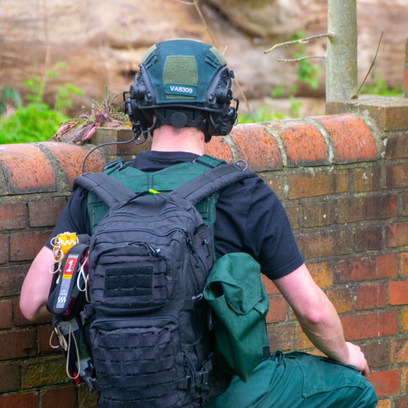TerrorismPolice's tweet photo. A key part of our training are multi-agency exercises like this one last week in East London.

Hosted by the London Fire Brigade, the exercise saw police resources and the London Ambulance Services respond to a complex terrorism scenario.