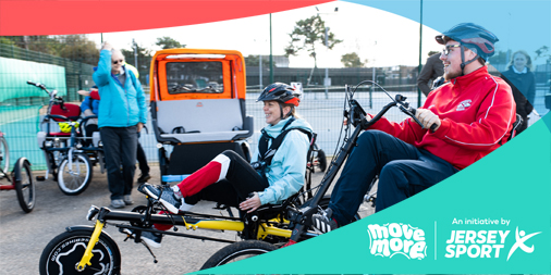 📢On Sat 20 April we'll be taking part in @ClimateJsy 'Try a Bike' session from 13:00-15:00 at our Les Quennevais inclusive cycling centre!🚲 We'll help find a #CycleWithoutLimits adapted cycle to suit you! Find out more at: bit.ly/CycleWithoutLi… #JerseySport #MoveMoreJersey