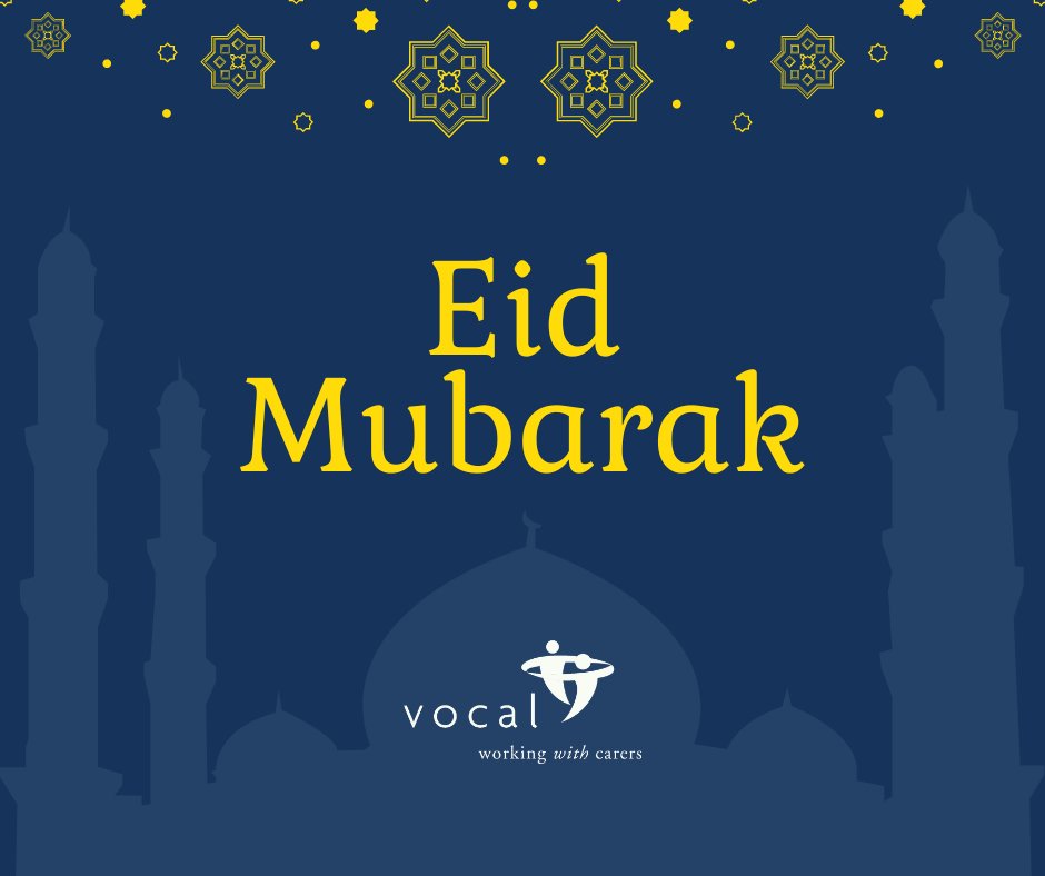 Eid Mubarak to all of our carers who are celebrating today!