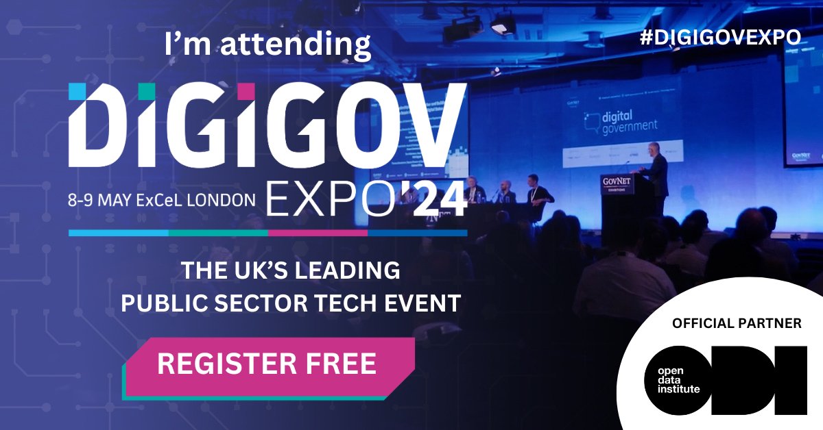 Join us at @DigiGovExpo! Dive into the future of public sector tech on 8th – 9th May at ExCeL, London. Hear from expert speakers in GovICT, Citizen Experience, GovTech & Cyber Security. Free passes for the public sector! 🎫 hubs.li/Q02qpgy70