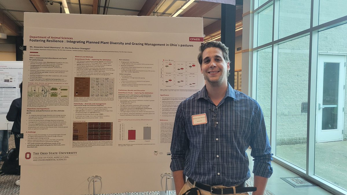Alex, Lydia, and Emanoella at the CFAES Poster Competition. Our Lab was well represented! @emanoellaotav @LydiaSalsbury @OSU_HortCropSci @osuansci @CFAES_OSU