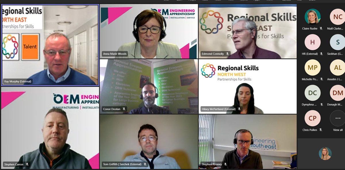 Thank you Ray Murphy and his @Regional_Skills colleagues for hosting an OEM Engineering Apprenticeship Employer Information Webinar this morning. Watch highlights from webinar here ⬇️ #generationapprenticeship #engineering #colaboration #partnerships youtu.be/eAraCac_yVc?si…