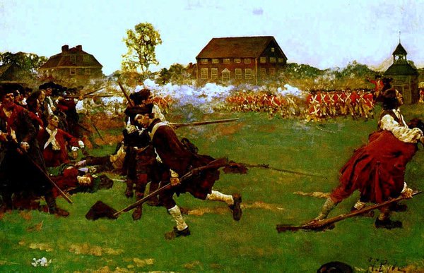 On this day in 1775, the 'shot heard round the world' is fired as British redcoats and colonial Minutemen trade musket volleys on Lexington Green near Boston. It's seen as the start of the American War of Independence.