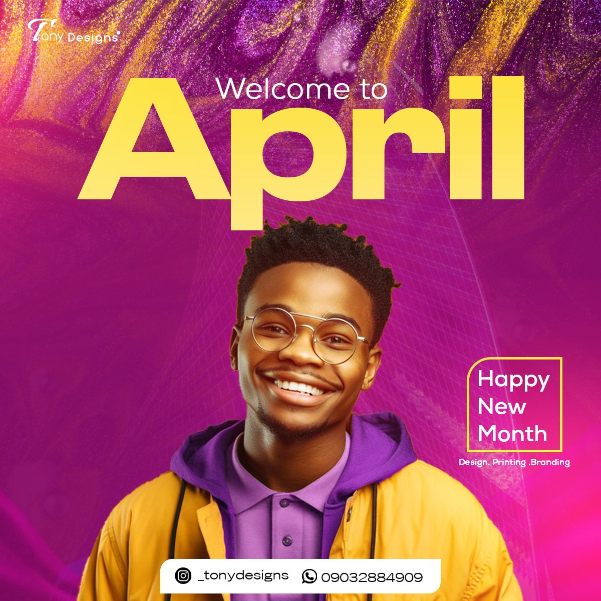 I hope it's not too late to say Happy new month 🌼😀☺️. #April2024 #design #newmonth