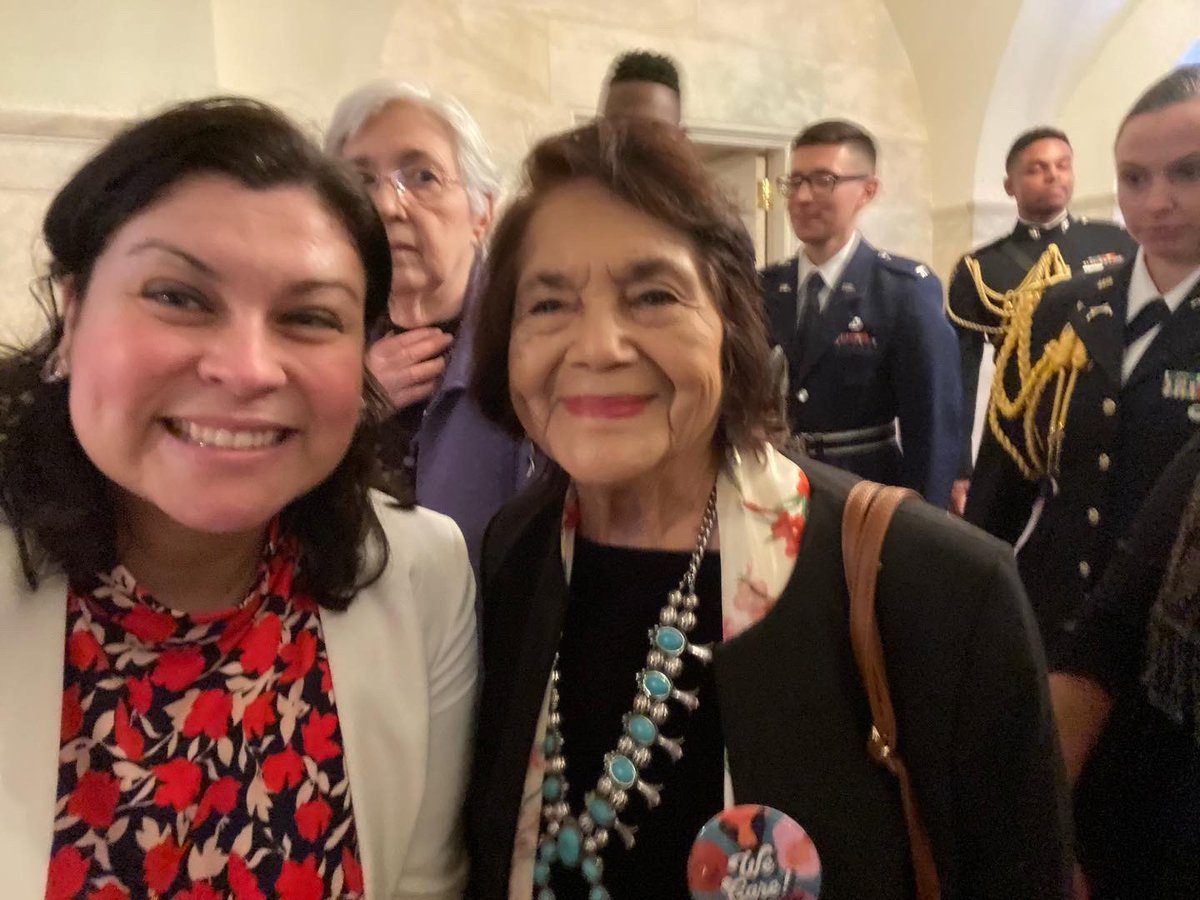 .@HHSOCR celebrates @DoloresHuerta Day on her 94th birthday! From cofounding @UFWupdates advocating for farm workers’ rights, to standing up for gender & racial equality, she is a trailblazer who continues to help pave the way in our Labor and Civil Rights Movements. #SíSePuede