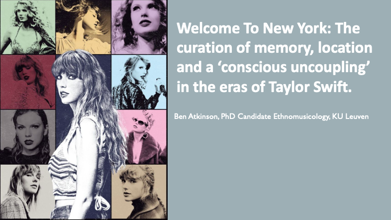 Really enjoyed presenting at #BAAS2024 on the 'Eras of #TaylorSwift' looking at memory, location and conscious uncoupling in Swift's music since 1989. Great questions and some wonderful feedback from colleagues. Hoping to work up some of the ideas into an article soon! #AMStudies