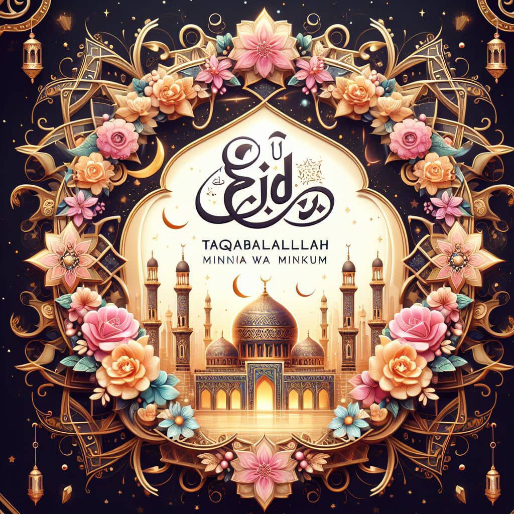 TaqabalaLlahu Minna Wa Minkum.  

May Allah's blessings shine upon you and your family during this special time. 

To all the Muslim brothers and sisters. . . Eid Mubarak!🌙