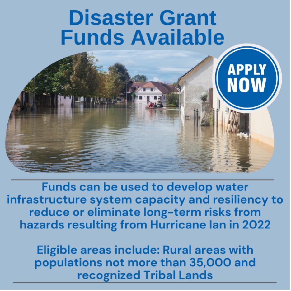 North Carolina Rural Water Association (NCRWA) on X: “USDA offers