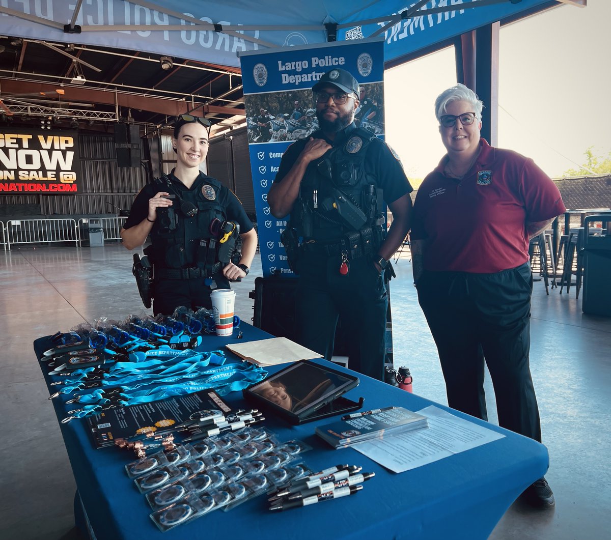 The Largo Police Department had a great time meeting everyone at the Annual Red, White and Back the Blue Poker Run and Music Fest this past weekend. Our team enjoyed sharing information about the agency and talking about the different career opportunities with LPD.