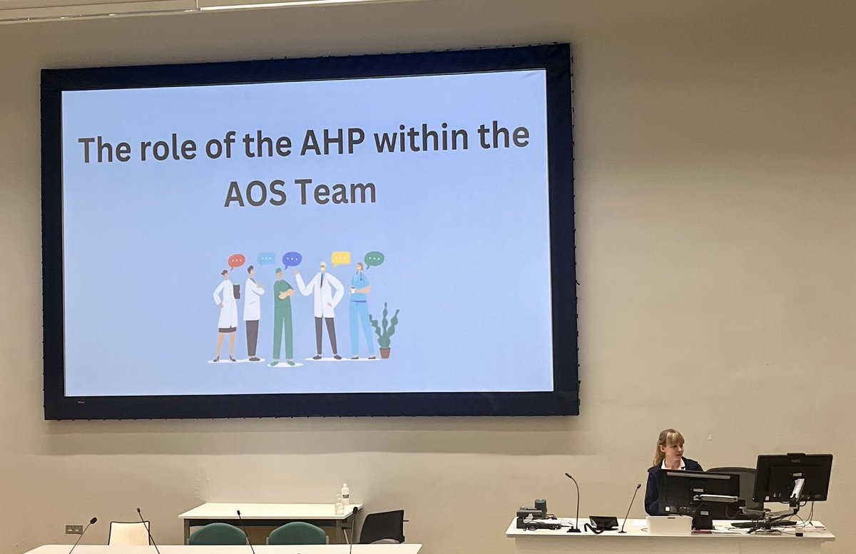 A brilliant start to the @aos_cav 10 week lunchtime teaching programme! What is cancer? What is AOS? Role of AHPs in AOS. Well done team 👏 Next week is all about chemotherapy. See you on 17 April 2024 lecture theatre one 1-2pm. Please share with @CV_UHB colleagues