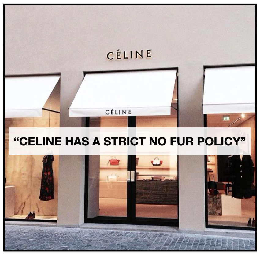 Big #FurFree news. Luxury fashion designer @celineofficial has announced a 'strict no fur policy.' According to the Coalition to Abolish the Fur Trade (CAFT), #Celine is the first @LVMH brand to do so. CAFT and other #animalrights groups campaign for a #FurFreePolicy because…