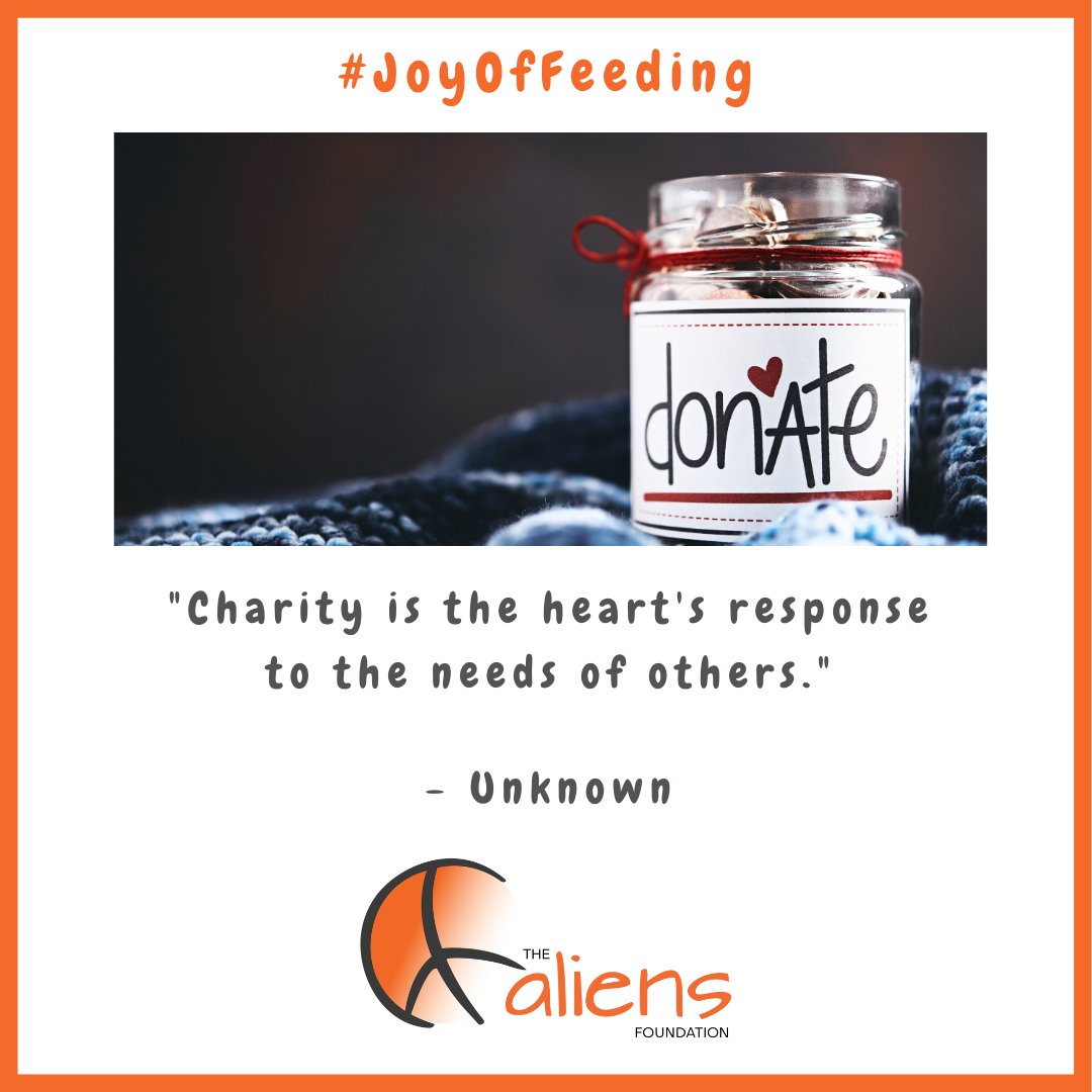 'Charity is the heart's response to the needs of others.' 

- Unknown

#TheAliensAngels #AliensAngels #TheAliensFoundation #JoyOfFeeding #Pune #India #Food #Hunger #kind #kindness #words #wordsmatter #wordstoliveby #bekind #kindnessmatters