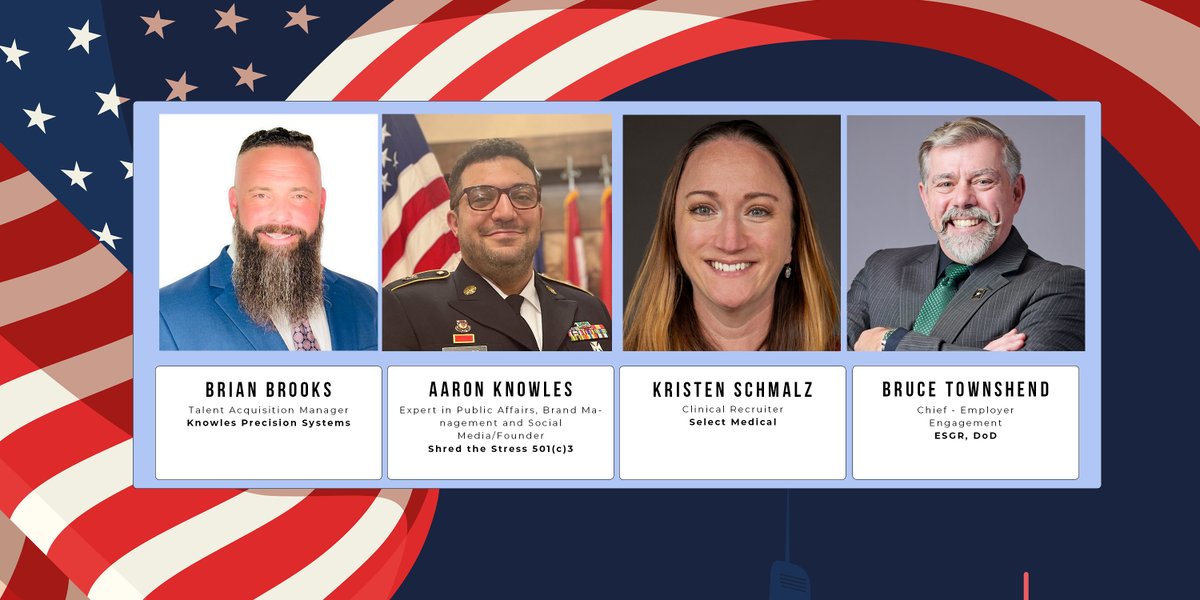 Tomorrow is the day! Register now to join us in person in NYC or virtually: employingusvets.com We are honored to present, 'The Veteran Perspective: Understanding the Modern Military Veteran Workforce' including @ESGR, @Select_M, @ShredTheStress, and @KnowlesCorp