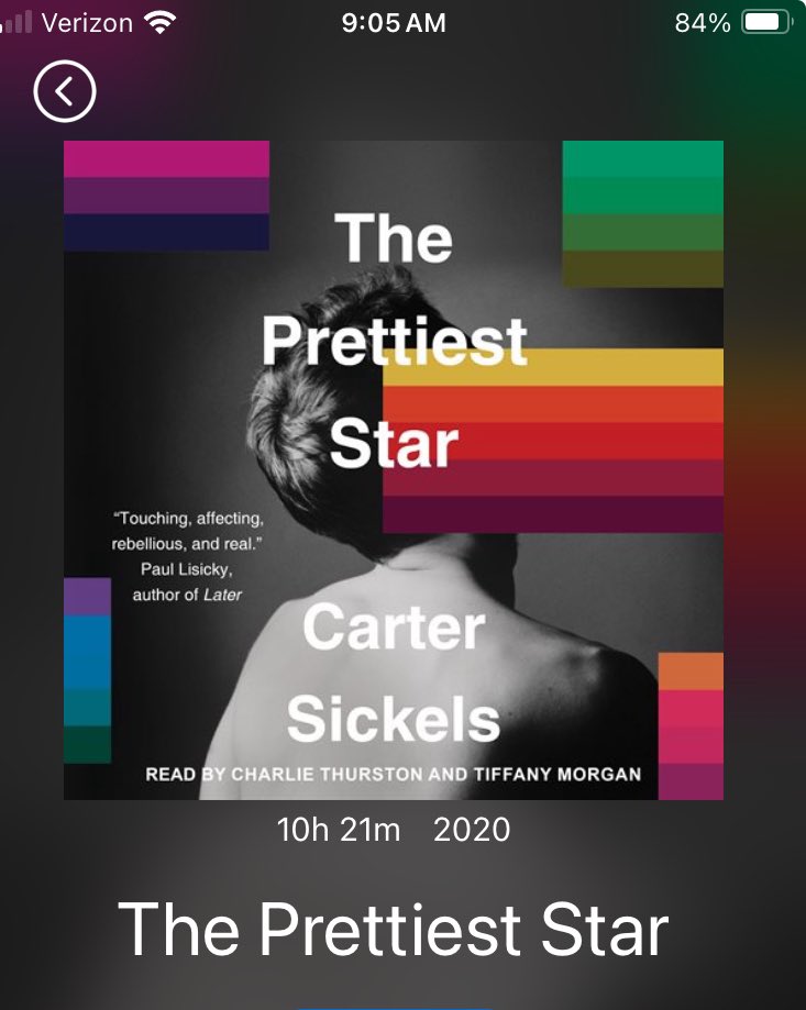 The Prettiest star devastated me. Read it. Now. You’ll live through the AIDS epidemic of 1986 in small town America. @CarterSickels @HubCityPress