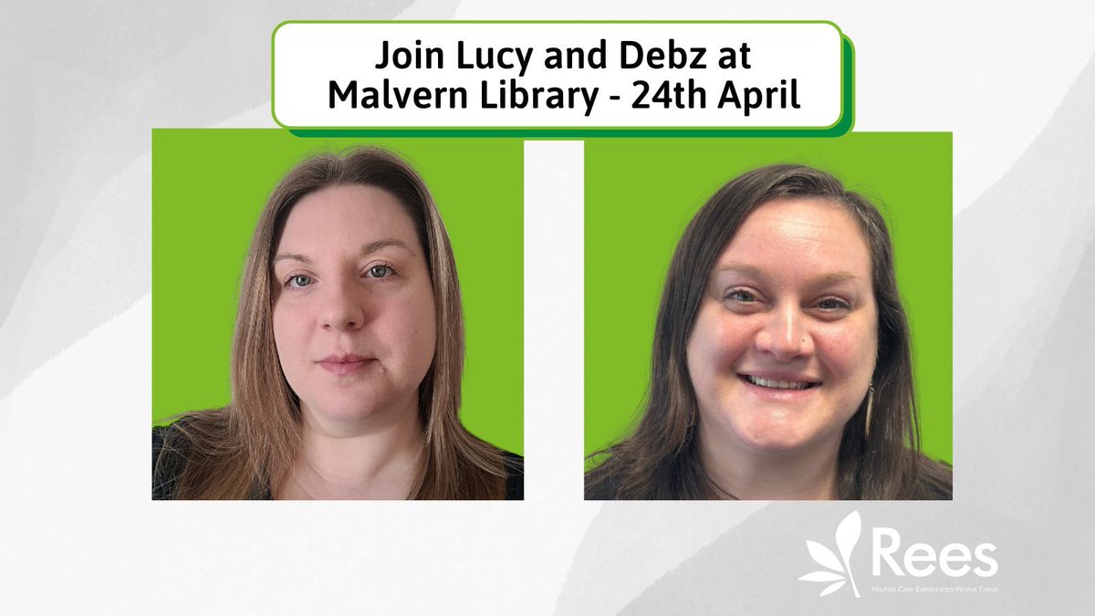 Debz and Lucy will be attending the 'Next Steps Event' at Malvern Library (WR14 2HU) on the 24th April, 10am-12pm. They're offering careers advice, as well as information on what's available for care leavers under 25 with our brand new Future Me opportunity.