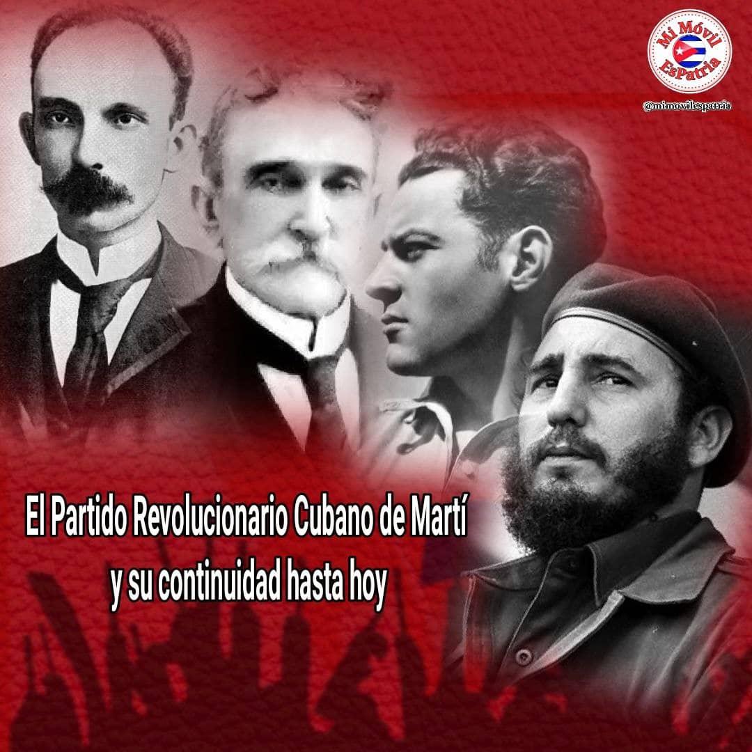 #Artemisa #TenemosMemoria Martí 10-4-1892, al proclamar el Partido Revolucionario Cubano🗣️ 'El sueño se ha realizado, y la semilla es ya árbol que se ve'. Y sigue dando frutos... #UnidosXCuba #SomosContinuidad 🇨🇺💓