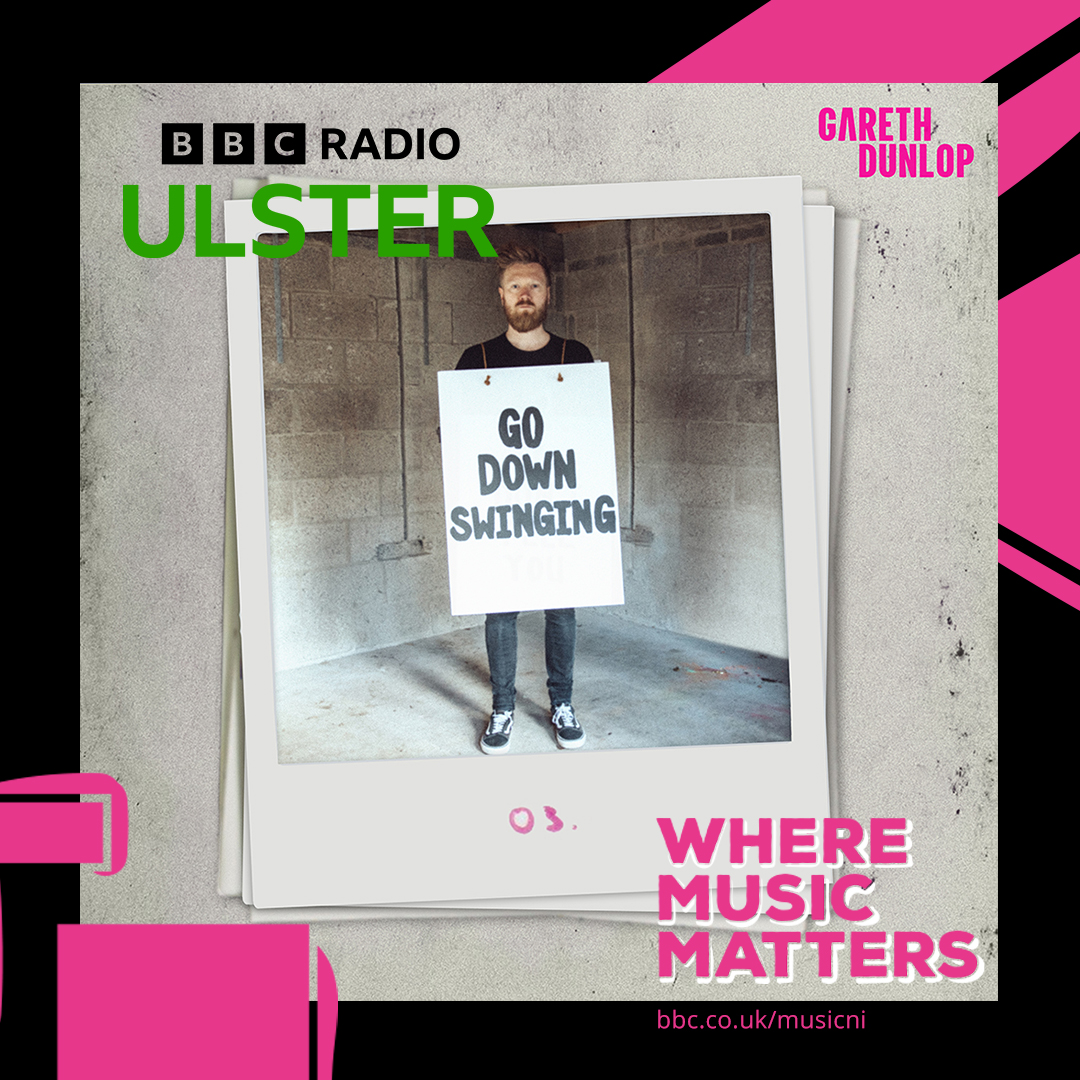 Big thanks to @bbcradioulster for including 'Go Down Swinging' on their #WhereMusicMatters playlist 🎉🙌