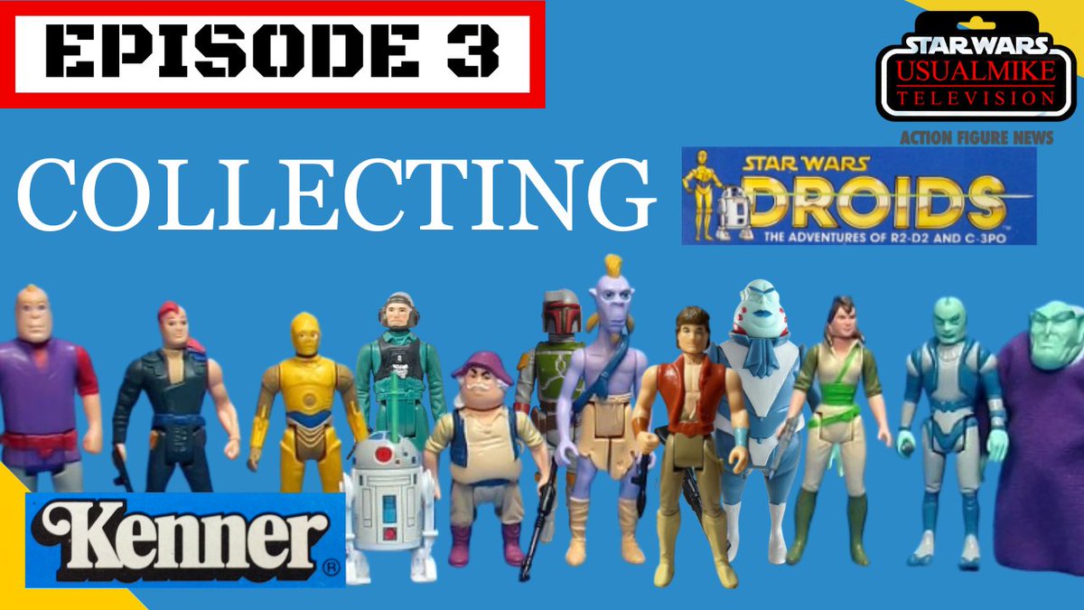 NEW VIDEO: STAR WARS KENNER DROIDS 1985 COLLECTING SERIES EPISODE 3!!! #starwars #droids #kenner #Usualmiketelevision youtu.be/maU441HO2uI