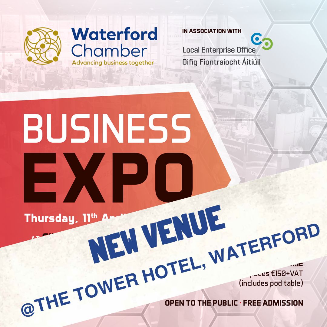 TOMORROW📢On Thurs April 11 from 4pm - 7pm, @WaltonInst at @SETUIreland will be taking part in the @waterfordcc Business Expo, sponsored by @LEOWaterford. 🗒️Please note the new location of @TowerHotel, Waterford. We hope to see you there to chat all things tech and business!