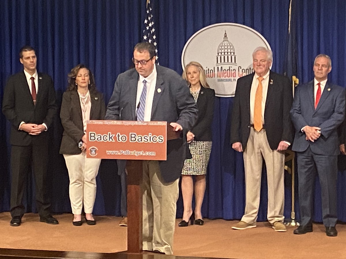 It’s time to get “Back to Basics” as the @PAHouseGOP releases a package of 15 bills to try and improve transparency and accountability in the budget process. @RepGrove @HouseGOPApprops