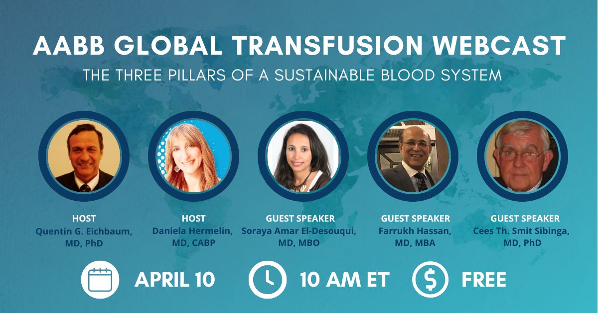 ⚠️⚠️⚠️⚠️ Today's Global Transfusion Webcast is moving to Zoom due to technical difficulties. Join us at 10 a.m. EDT for a discussion on the three pillars of a sustainable blood supply. Link to join: us02web.zoom.us/j/83305132805?… Meeting ID: 833 0513 2805 Passcode: 238068